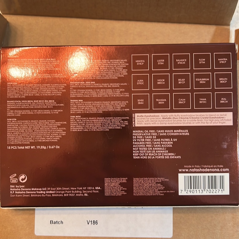 Natasha Denona Zendo eyeshadow palette - Picture 2 of 3